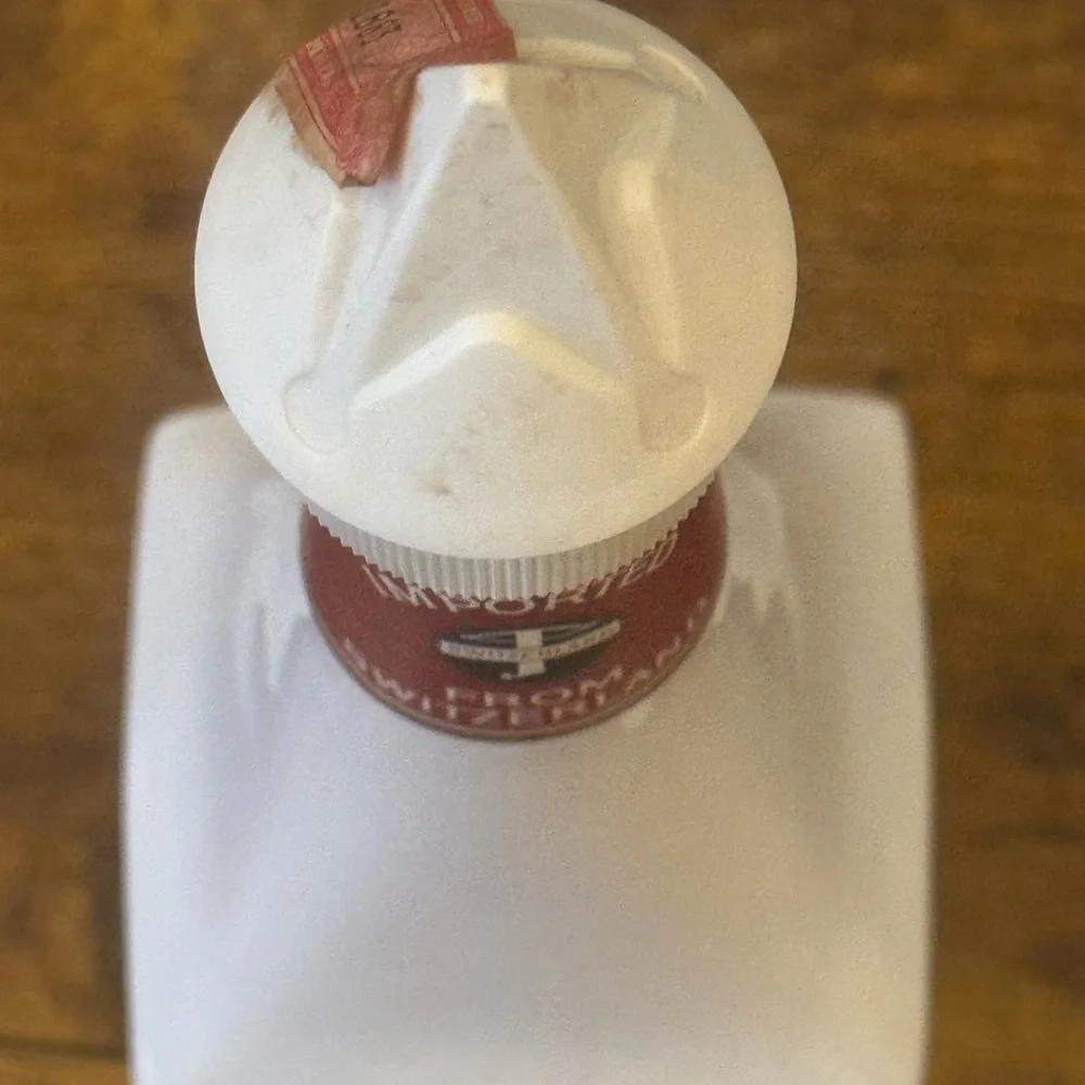 Cheri Suisse Swiss Chocolate Cherry Liqueur Bottle‎ Milk Glass 12” Decanter
